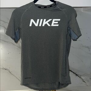 Nike Big Kids Dri-Fit Gray Short Sleeve Tee